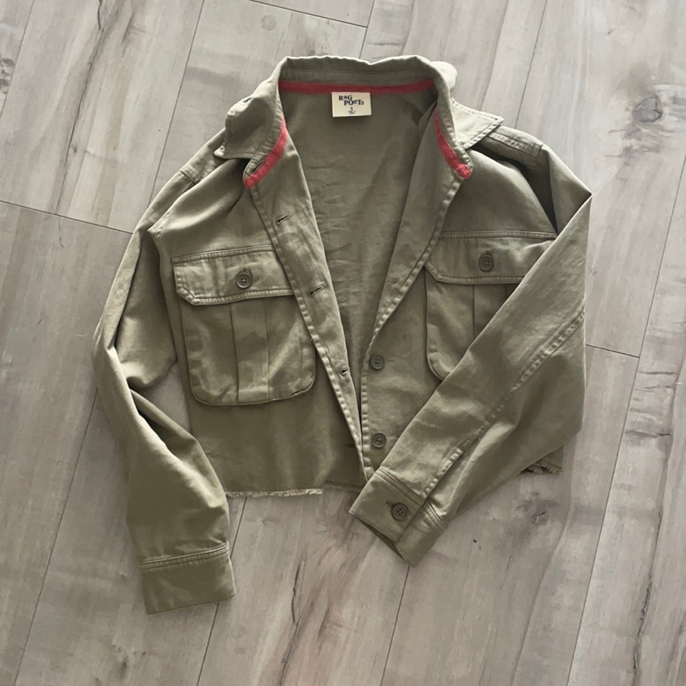 Rag Poets Light jacket crop